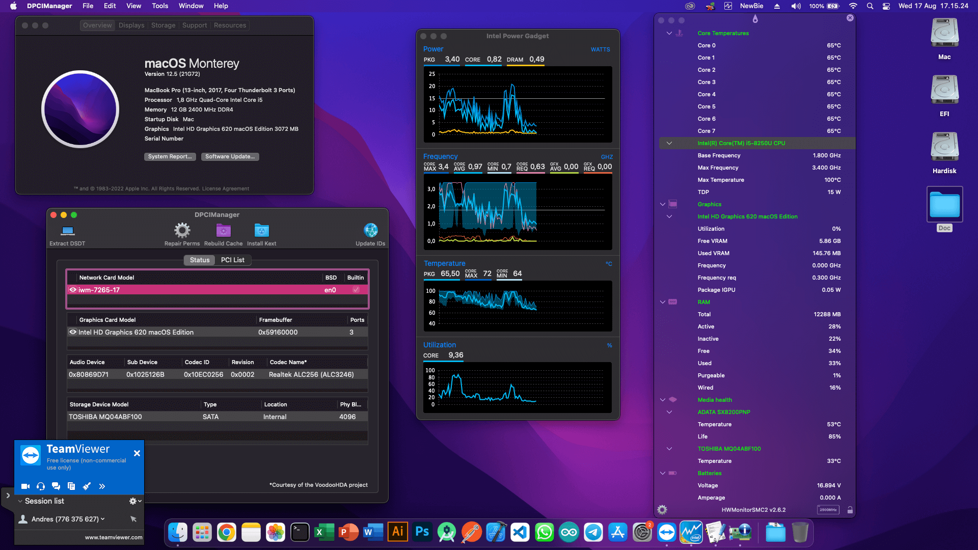 Acer Swift 3 SF314 54G 51WS 5th [KabyLake R + Intel UHD 620 + I2C]   OpenCore 1